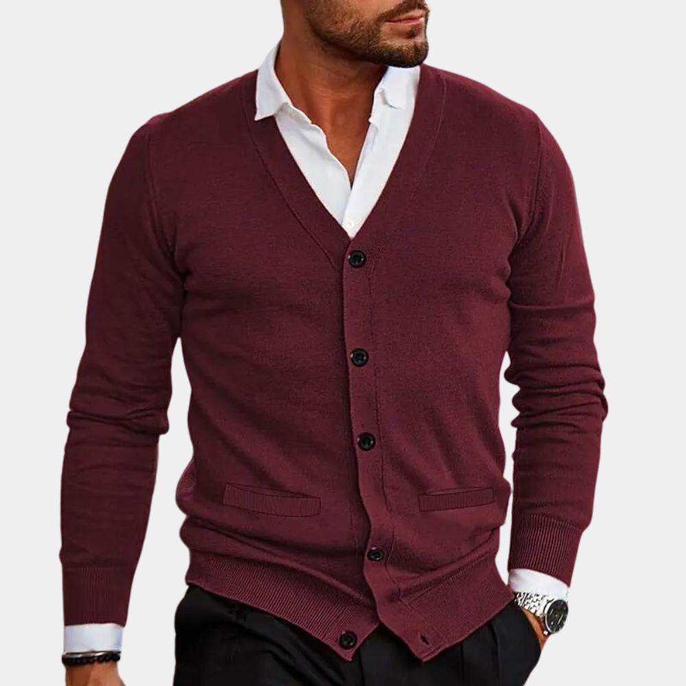 Lässige Strickjacke für Herren