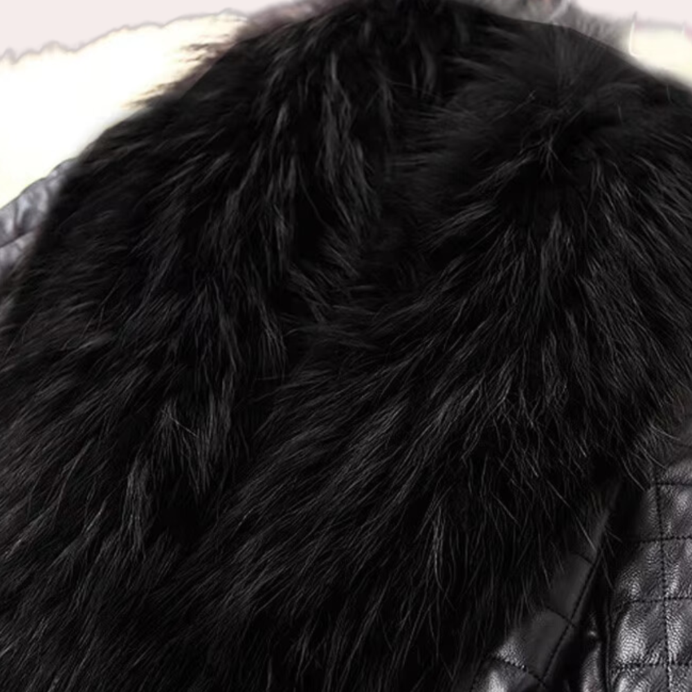 Eleganter langer Mantel - Heide