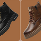 Hochwertige Herren Schnürstiefel mit Reißverschluss