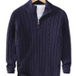 Fergus - Pullover mit halbem Reißverschluss