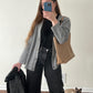 Kaschmir Cocoon Strickjacke - Reynaza
