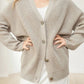 Kaschmir Cocoon Strickjacke - Reynaza