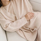 Kaschmir Cocoon Strickjacke - Reynaza