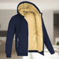Herren Kapuzen Bequeme Warme Zip-Up Jacke | Winter