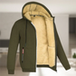 Herren Kapuzen Bequeme Warme Zip-Up Jacke | Winter