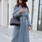 "Antonia" Eleganter Maxi-Mantel