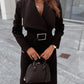 "Antonia" Eleganter Maxi-Mantel