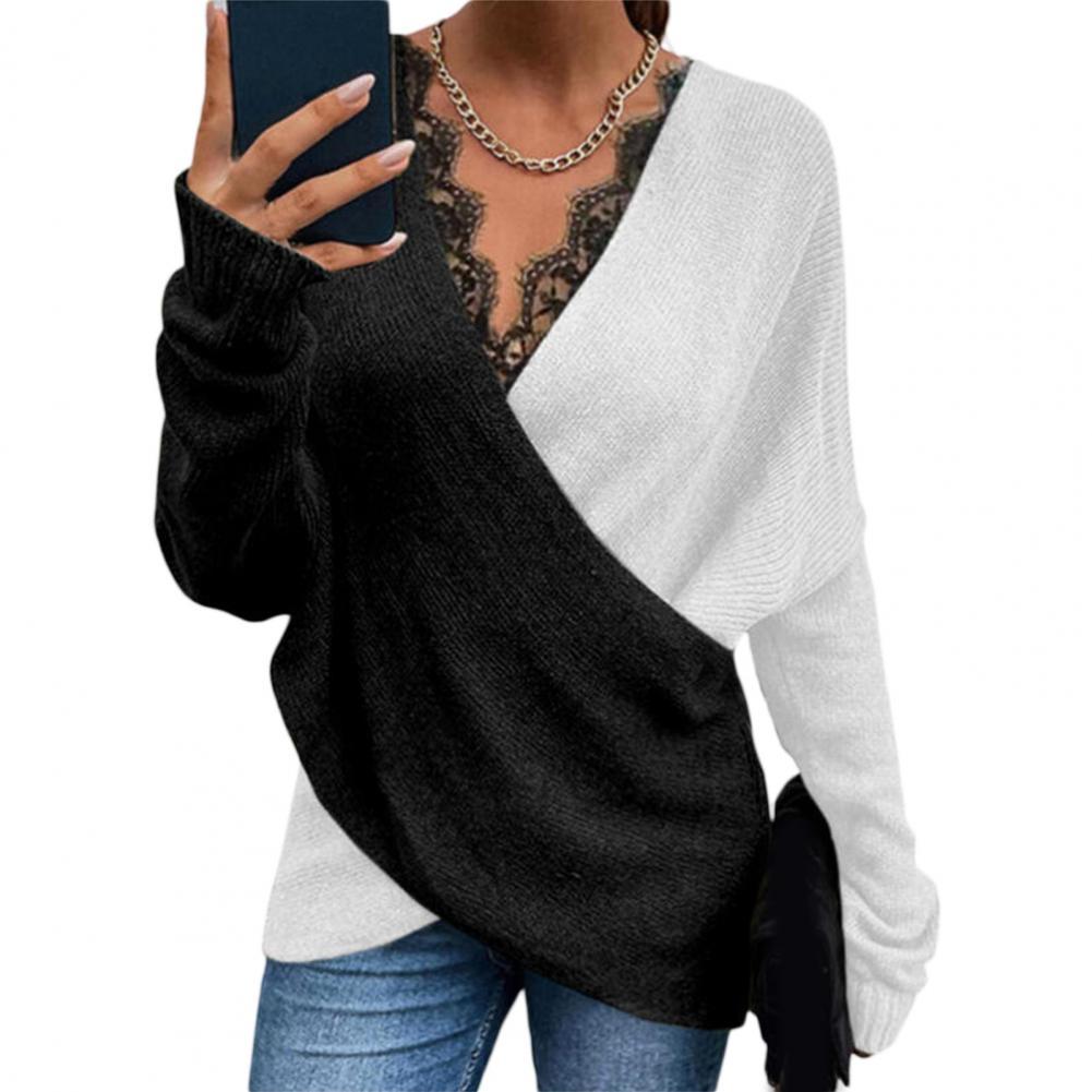 "Gizela" Eleganter Überschlagpullover