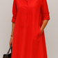 Elodie Hemdblusenkleid mit Knopfleiste