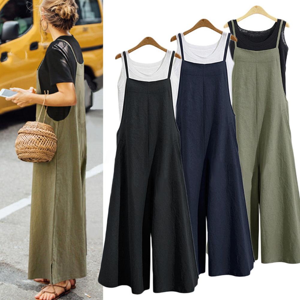 Clara Jumpsuit | Lässiger Jumpsuit im Latzhosen-Stil für Frauen
