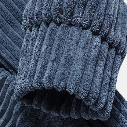 Kapuzenpullover aus geripptem Cord - Zereno