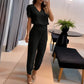 Saskia – vintage-sommerset aus bluse und hose
