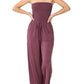 Sophia - Schouderloze Rosa Jumpsuit