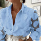 Melissa - Langärmelige Bluse mit Blumenmuster für Frauen