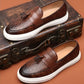 Elegante Leder Herren Loafer