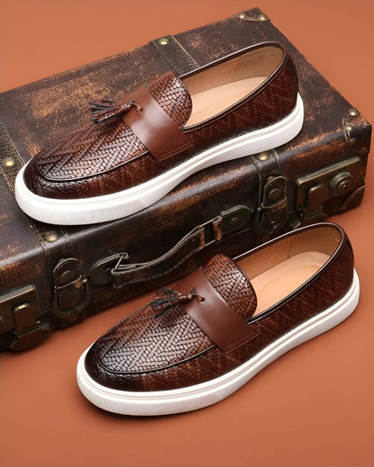 Elegante Leder Herren Loafer