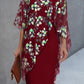 Bertha - Florales Chiffon-Damenkleid