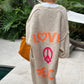 Damenstilvolle Strickjacke | Lang