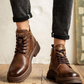 Hochwertige Herren Schnürstiefel mit Reißverschluss