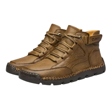 Orthopädische Herren Wanderschuhe aus Leder