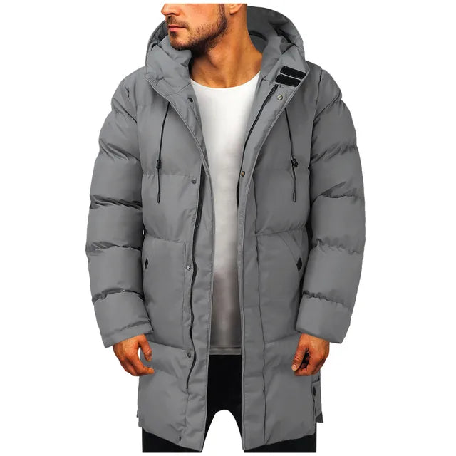 Grauer Langer Herren-Parka - Arne