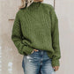Adelinna | Damen Locker Lässiger Strick Pullover | Warme