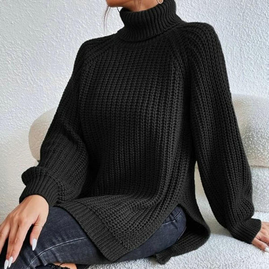 VERONIKA - Eleganter Rollkragenpullover