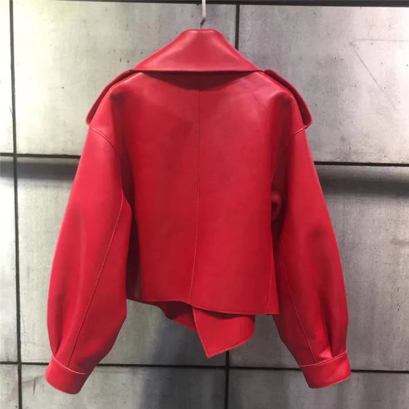 Retro und stilvoll Lederjacke - Ellen