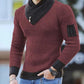 Herren-Pullover mit Schal-Kragen