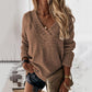 Jacquline - Lässiges, bequemes Top mit elegantem V-Ausschnitt