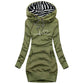 Bedruckter Kapuzenpullover Für Damen | Warm