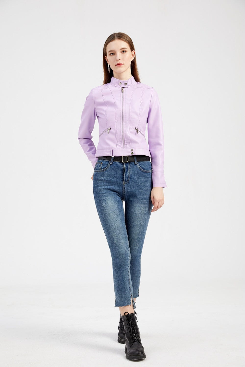 Oxana -  Stylische lederjacke