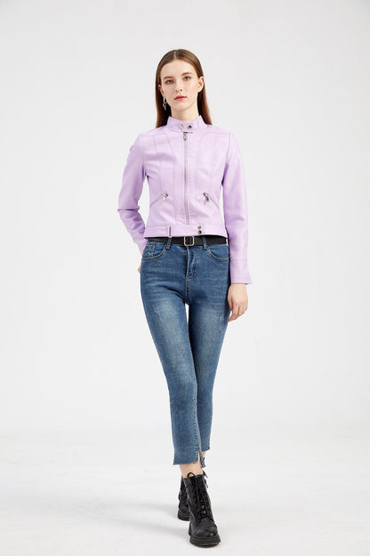 Oxana -  Stylische lederjacke