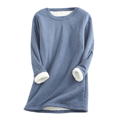 Gefüttertes Fleece-Kleid – Sanfte Wärme mit entspanntem Komfort