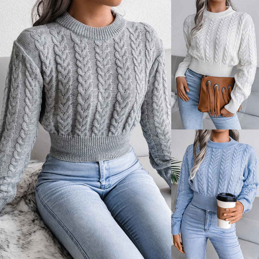 Francesca - Schicker unifarbener Pullover