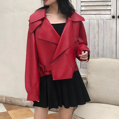 Retro und stilvoll Lederjacke - Ellen