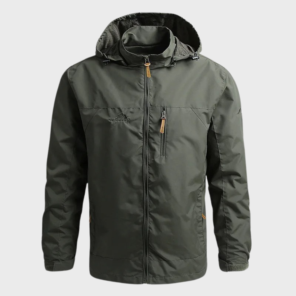 Herren Kapuze Regenjacke | Wasserdichte