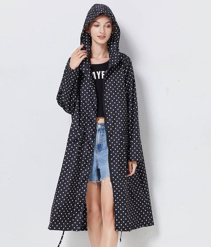 Robuster Regenmantel mit Kapuze für Damen - Marcela