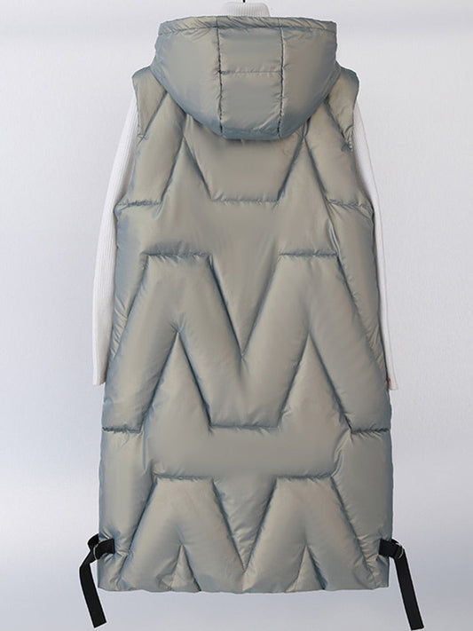 "Vladi" Trendige Winterweste mit Kapuze