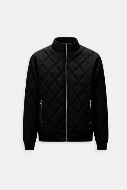 Herren Winter Steppjacke | Schwarz