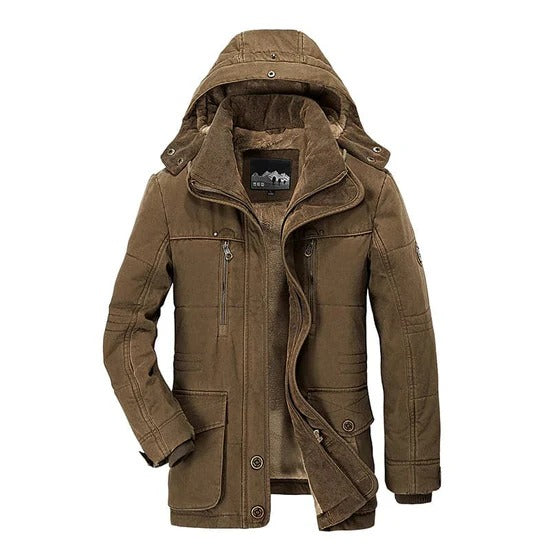 JORDY - Warme Fleece-Winterjacke für Männer