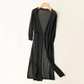Damen Langer Leichter Eleganter Strickjacke | Langarm