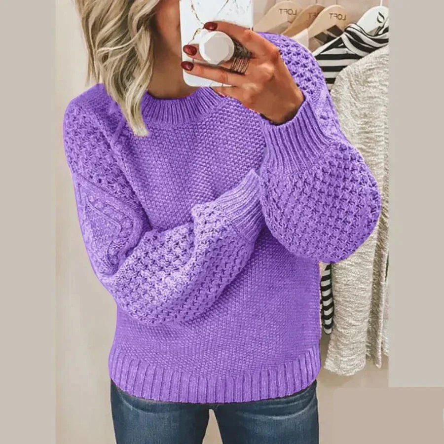 Aveline - Eleganter Damenstrickpullover