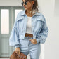 Astrid - Gekürzte Cordjacke mit Fronttaschen