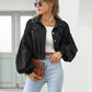 Astrid - Gekürzte Cordjacke mit Fronttaschen