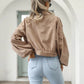 Astrid - Gekürzte Cordjacke mit Fronttaschen