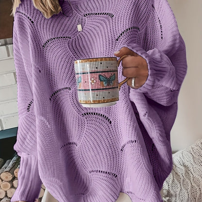 Warmer Damen Rippstrickpullover