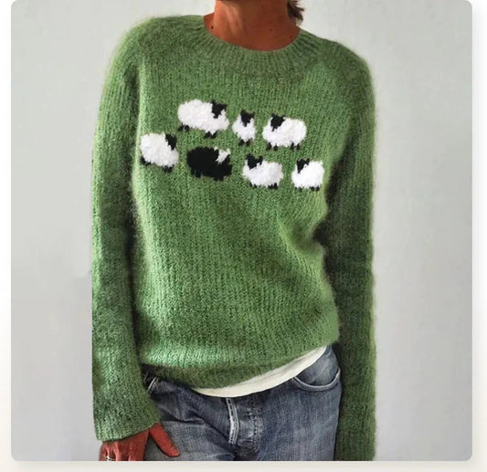 Pullover mit Waldmuster – Gemütlicher Stil mit dem Charme der Natur