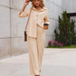 Schicke Damen-Freizeithose, Bluse und Hose für Damen