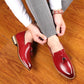 Elegante Herren Leder Loafer